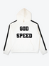 God Speed Striped Hoodie