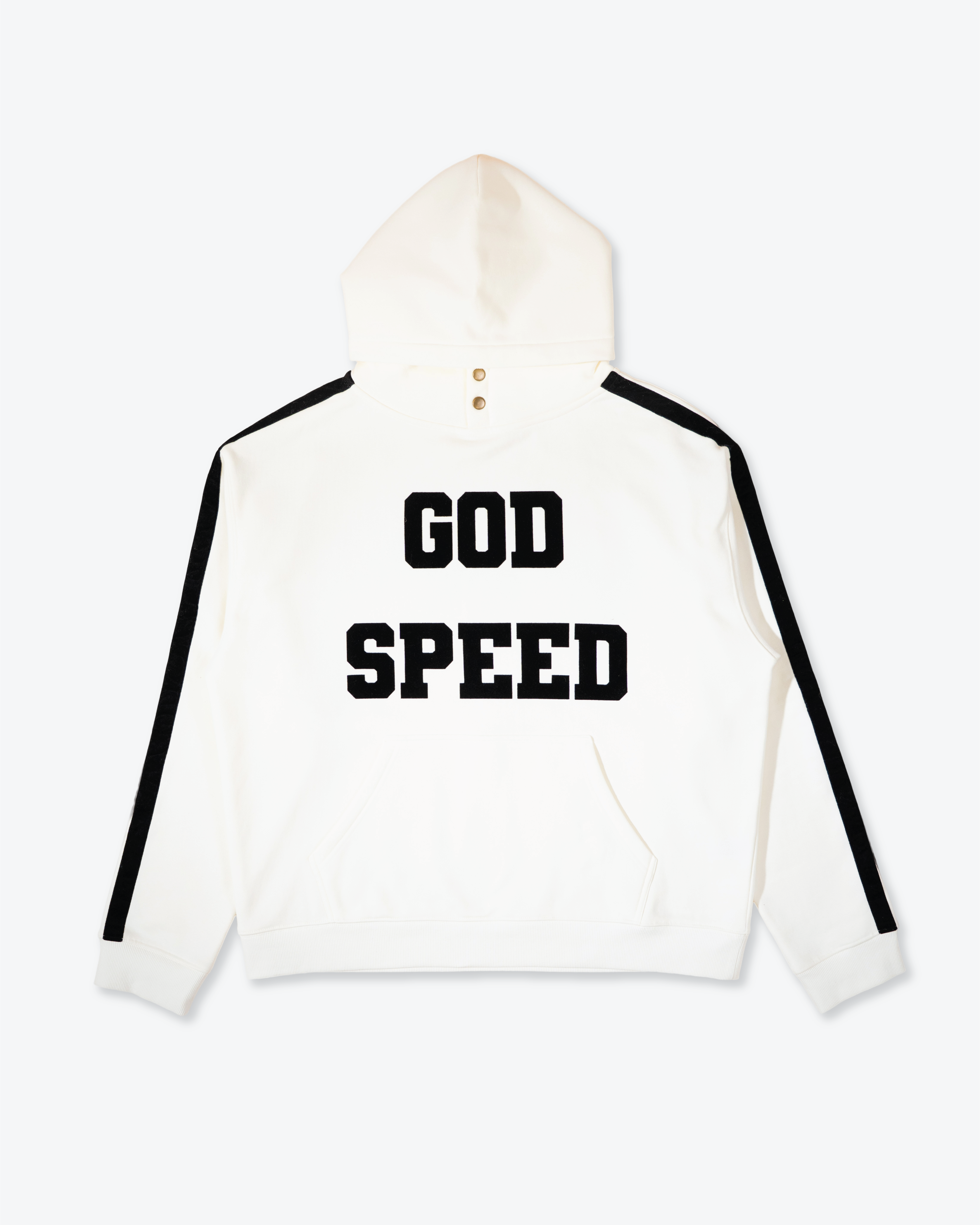 God Speed Striped Hoodie