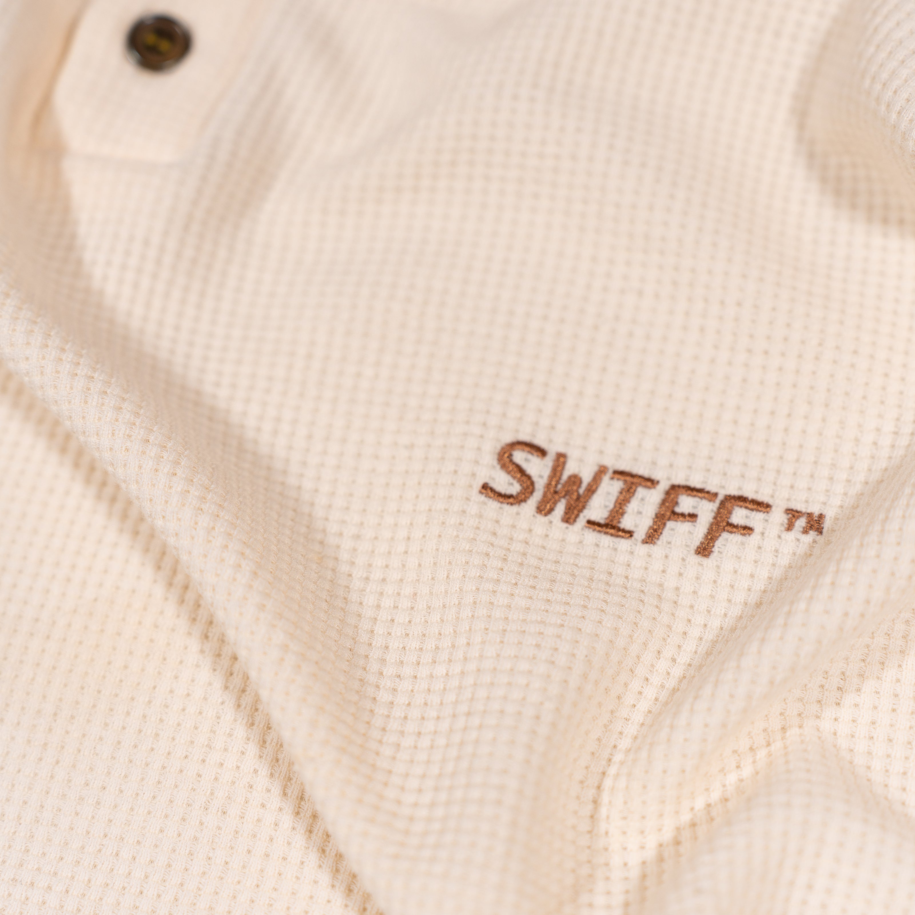 SWIFF Distressed Thermal Henley