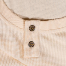 Load image into Gallery viewer, SWIFF Distressed Thermal Henley
