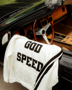 God Speed Striped Hoodie