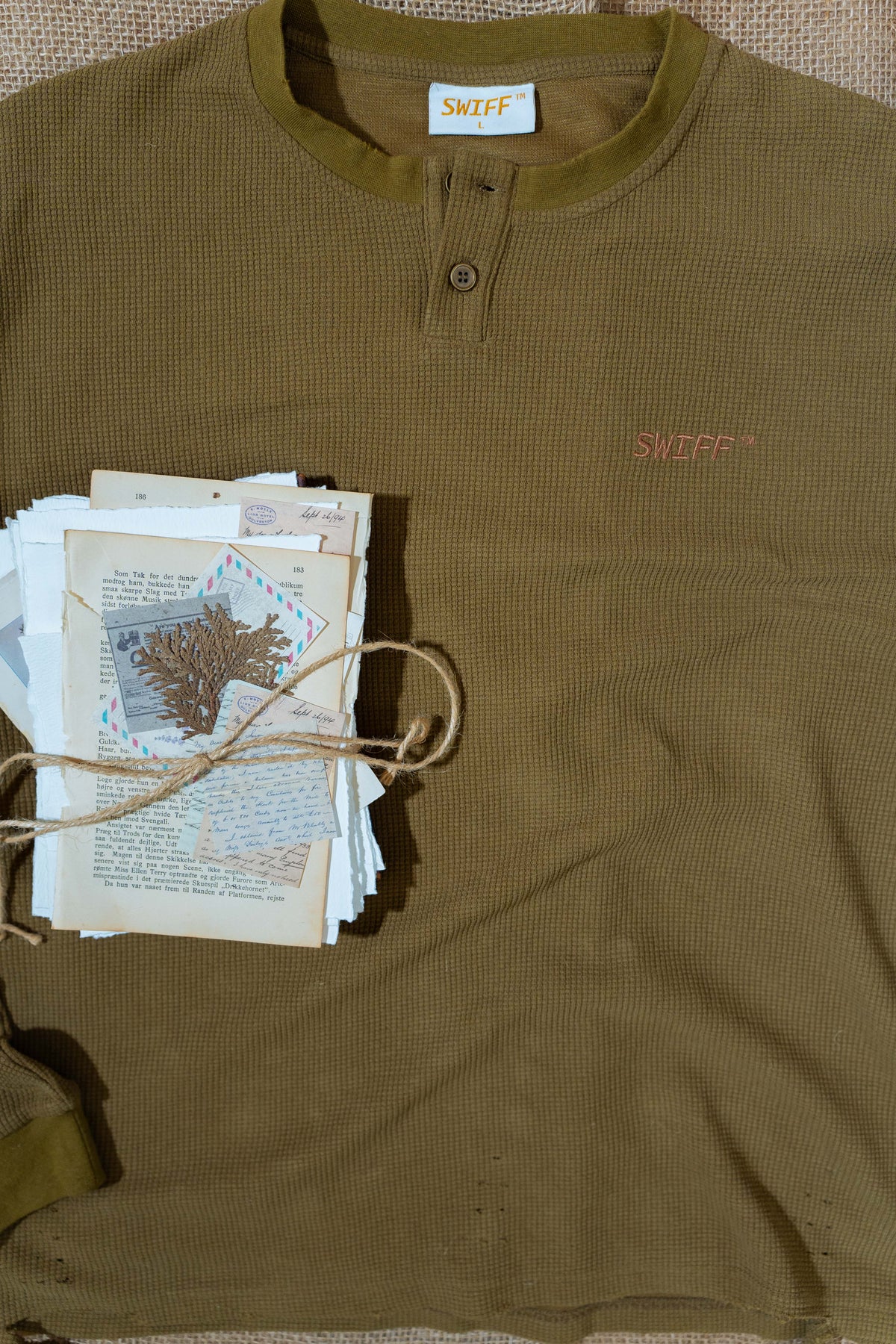 Distressed Thermal Henley
