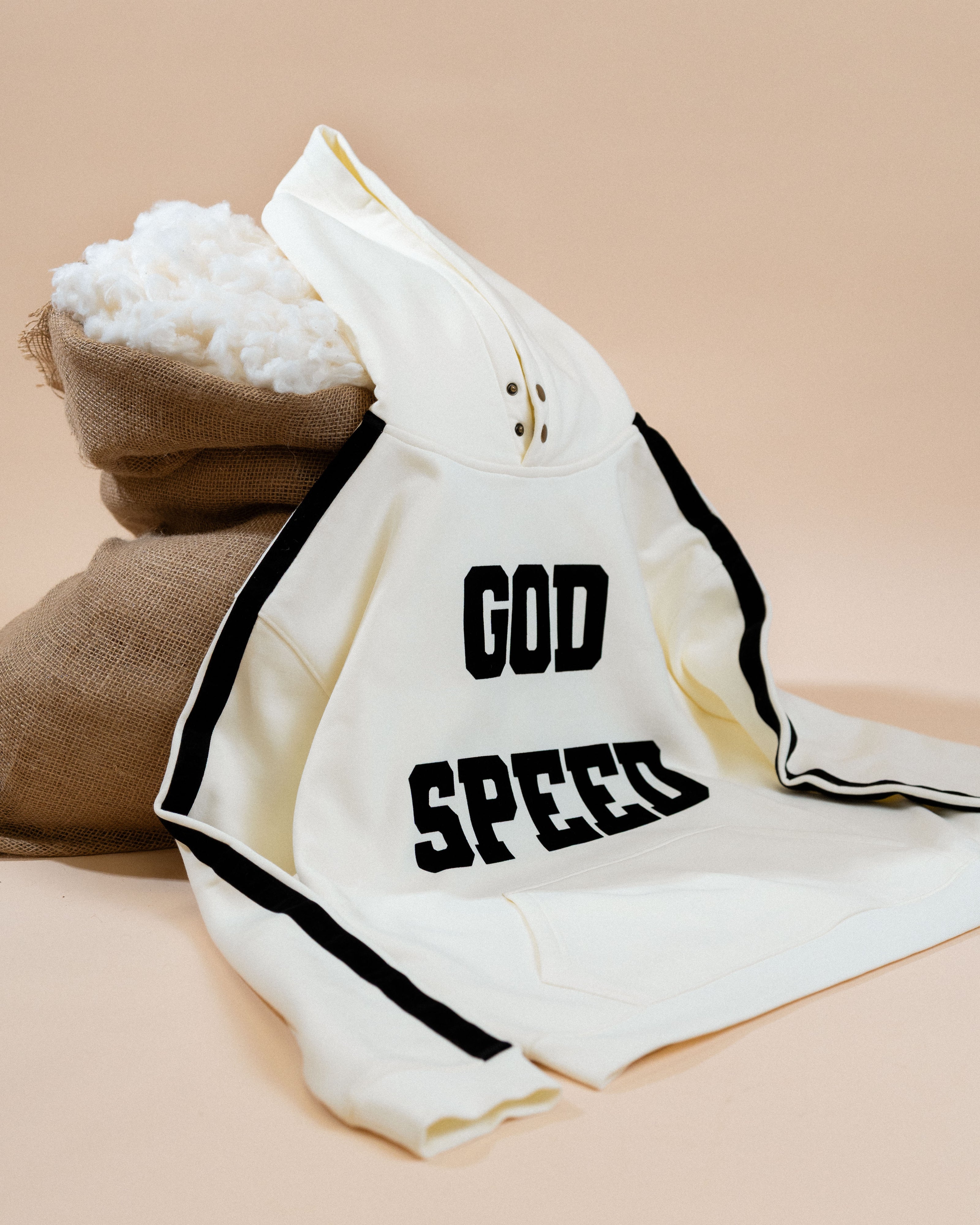 God Speed Striped Hoodie