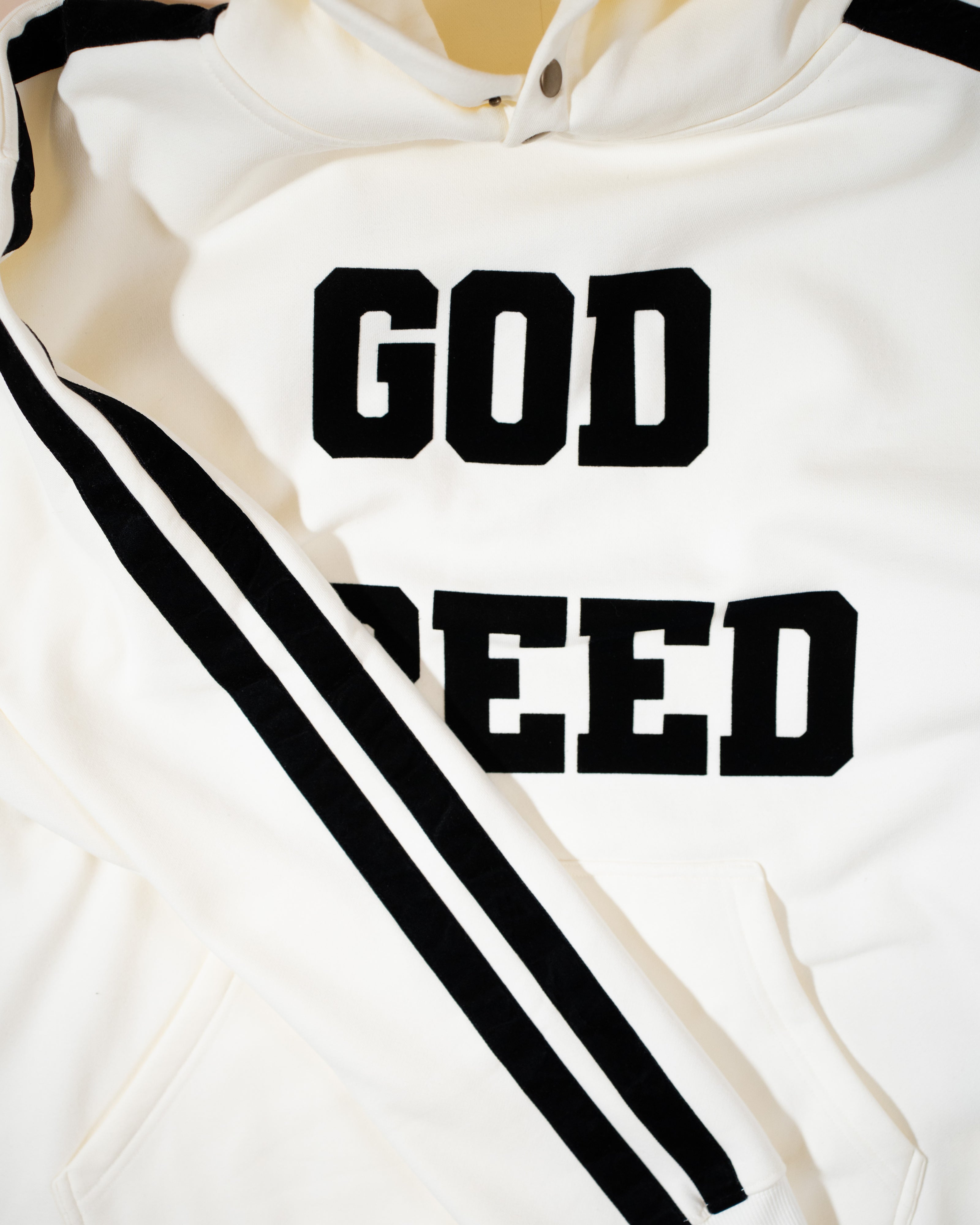 God Speed Striped Hoodie